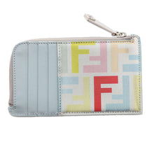 Load image into Gallery viewer, FENDI Card Case Silver/Multicolor8M0489 Leather
