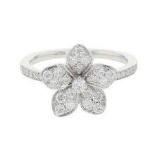 将图像加载到图库查看器中，GRAFF Wildflower Pavé Diamond Ring Size Approximately No. 10RGR848 18K White Gold
