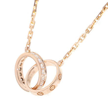 将图像加载到图库查看器中，CARTIER Baby Love Necklace 18K Pink Gold
