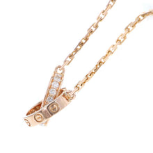 将图像加载到图库查看器中，CARTIER Baby Love Necklace 18K Pink Gold
