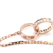 将图像加载到图库查看器中，CARTIER Baby Love Necklace 18K Pink Gold
