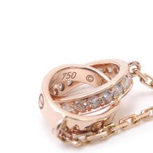 将图像加载到图库查看器中，CARTIER Baby Love Necklace 18K Pink Gold
