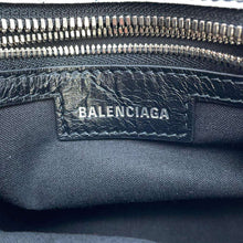 Load image into Gallery viewer, BALENCIAGA Neo Cagoul Graffiti Black/White700940 Leather Size XS
