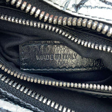 Load image into Gallery viewer, BALENCIAGA Neo Cagoul Graffiti Black/White700940 Leather Size XS
