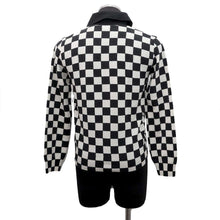 Load image into Gallery viewer, CELINE Knit polo shirt long sleeve Size XS Black/White2A364997D Cotton100%
