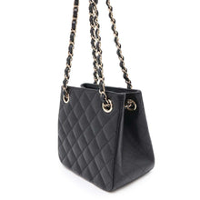 Load image into Gallery viewer, CHANEL Bucket ChainShoulder Bag BlackAS3176 Caviar Leather Size Mini
