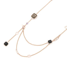 Load image into Gallery viewer, HERMES Multi Stone Chaine d&#39;Ancre Necklace 18K Pink Gold
