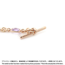 将图像加载到图库查看器中，HERMES Multi Stone Chaine d&#39;Ancre Necklace 18K Pink Gold
