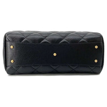 Load image into Gallery viewer, CHANEL Matelasse Large Bowling Bag BlackAS4978 Soft Caviar Leather
