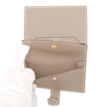 Load image into Gallery viewer, HERMES Bearn Mini Card Case Etoupe Epsom
