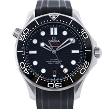 将图像加载到图库查看器中，OMEGA Seamaster Diver 300M Co-Axial Master Chronometer W42mm Stainless Steel Rubber Black Dial210.32.42.20.01.001
