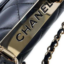 将图像加载到图库查看器中，CHANEL Trendy CC Top Handle Mini Flap Bag BlackAS4654 Lambskin
