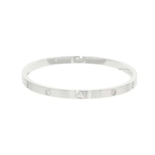 将图像加载到图库查看器中，CARTIER Love breath half diamond Size 17/SMB6047717 18K White Gold
