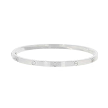 将图像加载到图库查看器中，CARTIER Love breath half diamond Size 17/SMB6047717 18K White Gold
