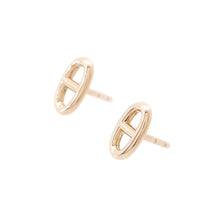 Load image into Gallery viewer, HERMES Chaine d&#39;Ancre Farandole Studs Size TPM 18K Pink Gold
