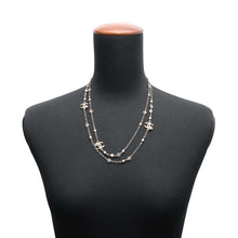 将图像加载到图库查看器中，CHANEL CHANEL Long Pearl Necklace Metal Rhinestone Faux Pearl
