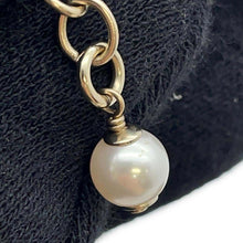 Load image into Gallery viewer, CHANEL CHANEL Long Pearl Necklace Metal Rhinestone Faux Pearl
