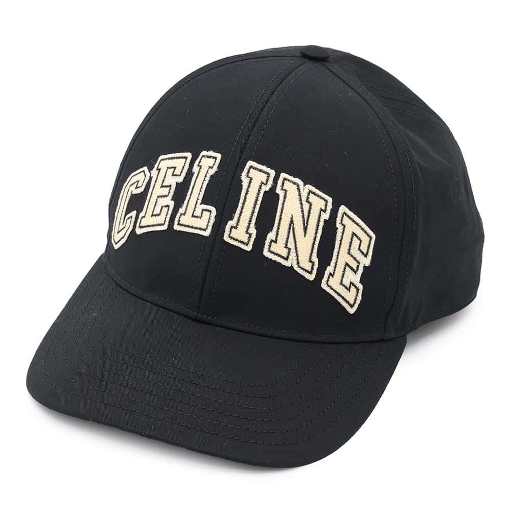 CELINE logo baseball cap Size XL Black2AK04969P.38NO Cotton100%