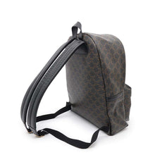 将图像加载到图库查看器中，CELINE Triomphe Backpack Brown188382 PVC Size Medium
