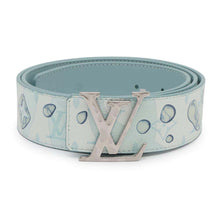 Load image into Gallery viewer, LOUIS VUITTON LVAqua Reversible Belt Size 95 BlueM0726 Leather
