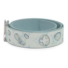 Load image into Gallery viewer, LOUIS VUITTON LVAqua Reversible Belt Size 95 BlueM0726 Leather
