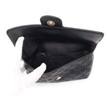 将图像加载到图库查看器中，CHANEL Icon ChainShoulder Double Face Black Lambskin
