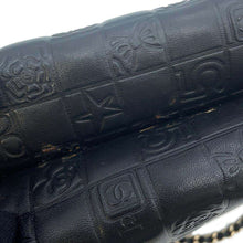 将图像加载到图库查看器中，CHANEL Icon ChainShoulder Double Face Black Lambskin
