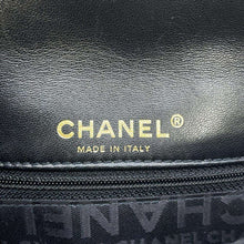 将图像加载到图库查看器中，CHANEL Icon ChainShoulder Double Face Black Lambskin
