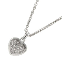 将图像加载到图库查看器中，CARTIER heart pave diamond necklaceB3004800/B7006300 18K White Gold
