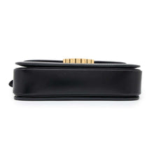 将图像加载到图库查看器中，CELINE Teen Triomphe Shoulder Bag Black187363BF4 Shiny Calf Leather
