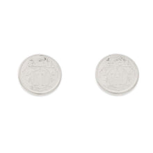 Load image into Gallery viewer, HERMES Ex Libris Earrings Size TPM SV925
