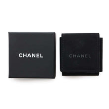 Load image into Gallery viewer, CHANEL CC Logo 5RhinestoneEarrings BlackABB357 Metal
