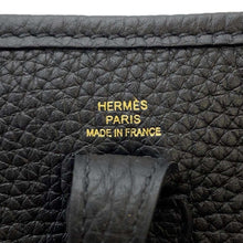 Load image into Gallery viewer, HERMES Evelyne Amazon Black/Gray Taurillon Clemence Size TPM
