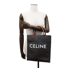 Load image into Gallery viewer, CELINE Triomphe Vertical Hippo Tan191542 PVC Leather Size Small
