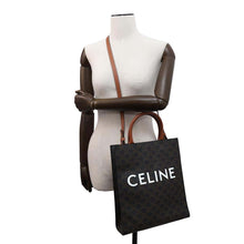 Load image into Gallery viewer, CELINE Triomphe Vertical Hippo Tan191542 PVC Leather Size Small
