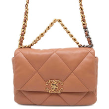 Load image into Gallery viewer, CHANEL CHANEL19 ChainShoulder Bag BrownAS1160 Lambskin Size W10.2&quot;xH6.3&quot;xD3.5&quot;
