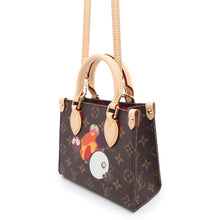 Load image into Gallery viewer, LOUIS VUITTON LV × TM Onthego RedM13668 Monogram Panda Takashi Murakami Size BB
