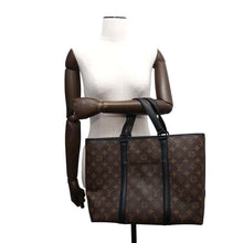 将图像加载到图库查看器中，LOUIS VUITTON Weekend tote BeigeM45734 Monogram Macassar Canvas Size PM
