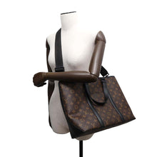 将图像加载到图库查看器中，LOUIS VUITTON Weekend tote BeigeM45734 Monogram Macassar Canvas Size PM
