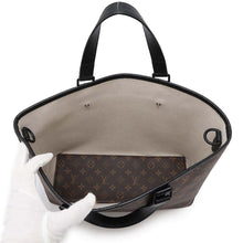 将图像加载到图库查看器中，LOUIS VUITTON Weekend tote BeigeM45734 Monogram Macassar Canvas Size PM
