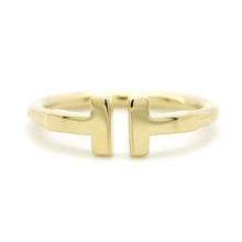 Load image into Gallery viewer, TIFFANY&amp;Co. T wire ring Size #Approximately860147340 18K Yellow Gold
