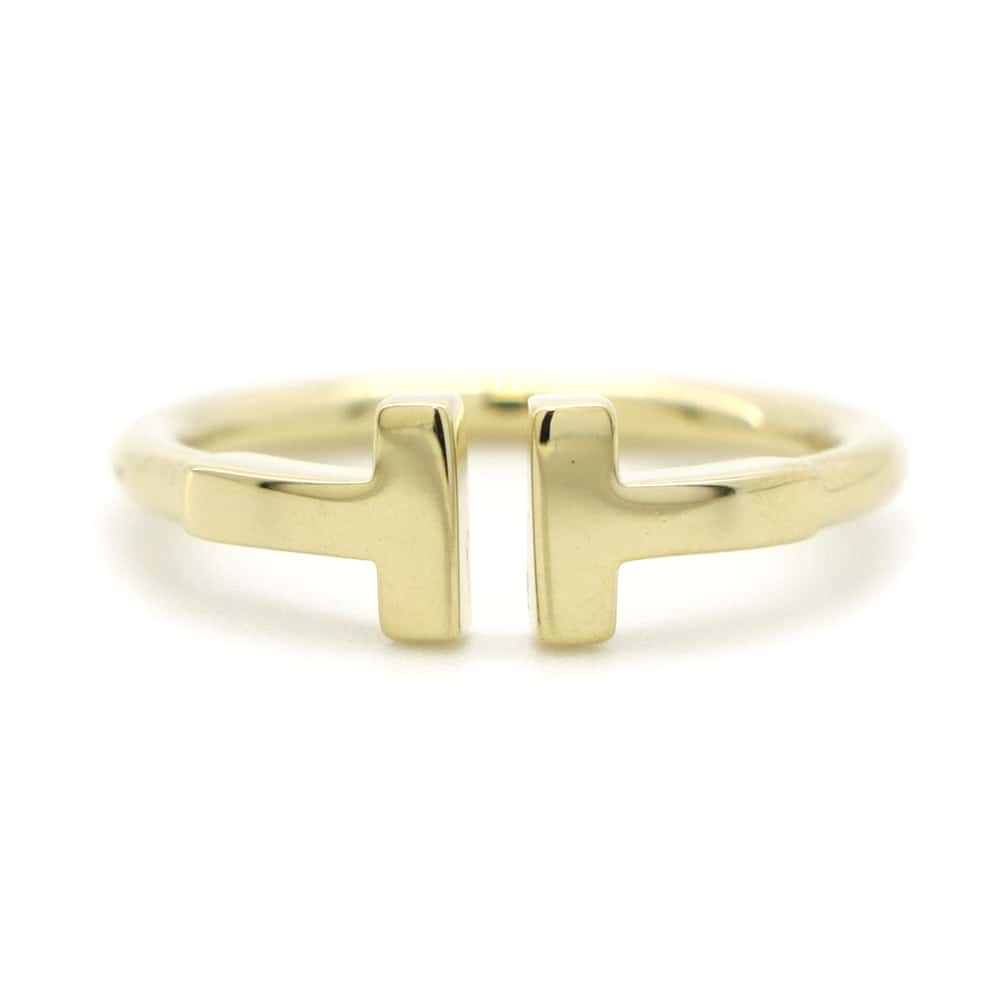 TIFFANY&Co. T wire ring Size #Approximately860147340 18K Yellow Gold