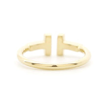 Load image into Gallery viewer, TIFFANY&amp;Co. T wire ring Size #Approximately860147340 18K Yellow Gold
