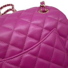 Load image into Gallery viewer, CHANEL Mini Matelasse ChainShoulder Bag PurpleA69900 Lambskin Size 20
