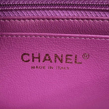 Load image into Gallery viewer, CHANEL Mini Matelasse ChainShoulder Bag PurpleA69900 Lambskin Size 20
