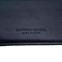 将图像加载到图库查看器中，Bottega Veneta INTRECCIATO Card Case Black Leather
