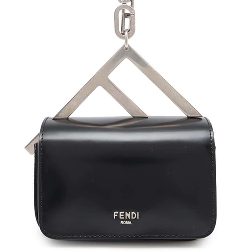 FENDI First Site Black7AS173 Leather Size Nano