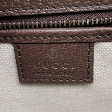 Load image into Gallery viewer, GUCCI Bamboo 1947 Jumbo GG Small Top Handle Bag Brown675797 Canvas Leather
