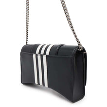 将图像加载到图库查看器中，BALENCIAGA Adidas Hourglass Chain Wallet Black/White656050 Leather
