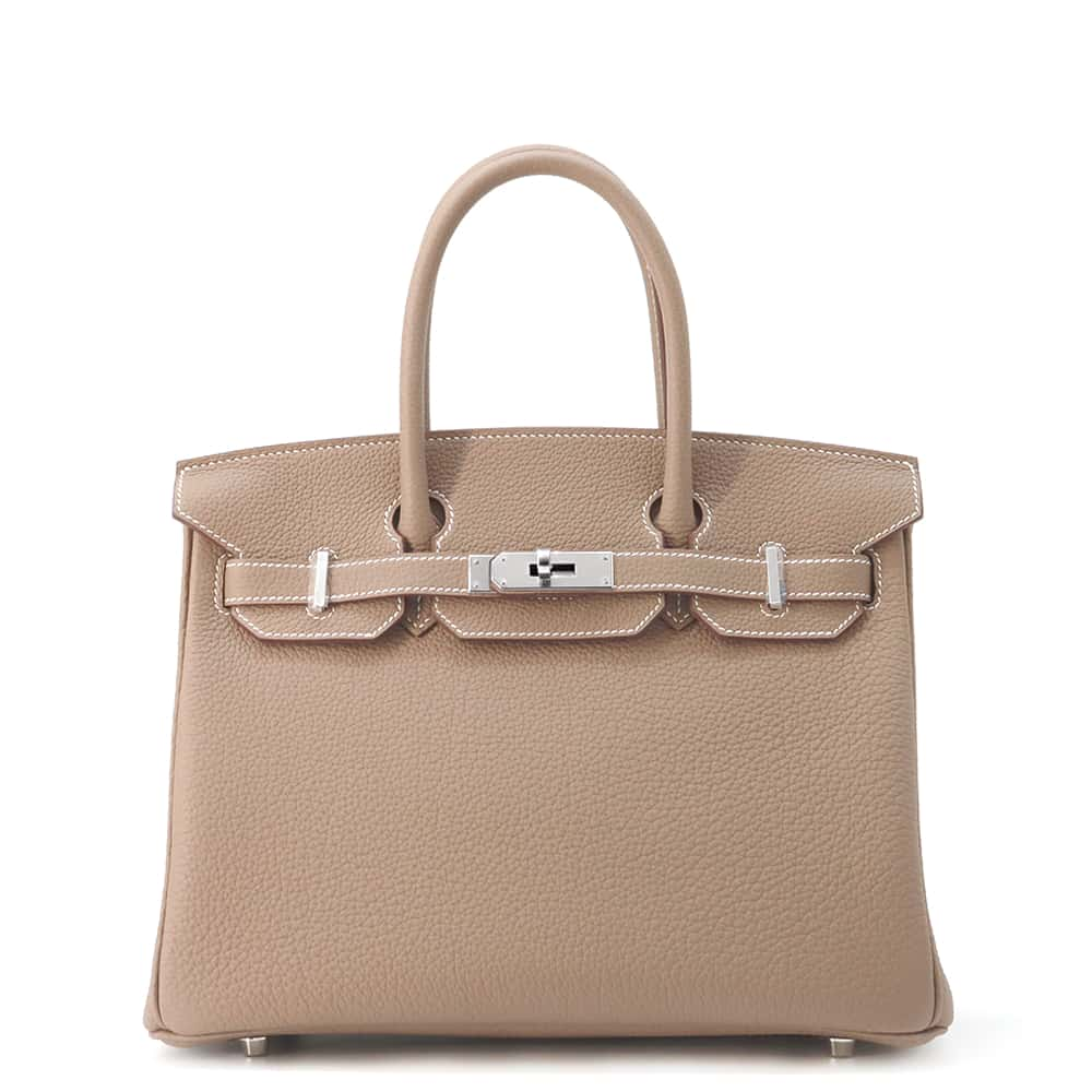 HERMES Birkin Etoupe Togo Leather Size 30